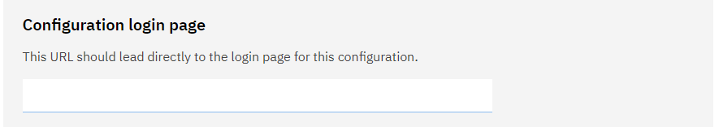 Screenshot of adding login page for OIDC-configuration